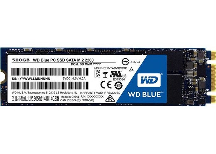 هارد SSD اینترنال وسترن دیجیتال Blue 500GB M.2 2280190426